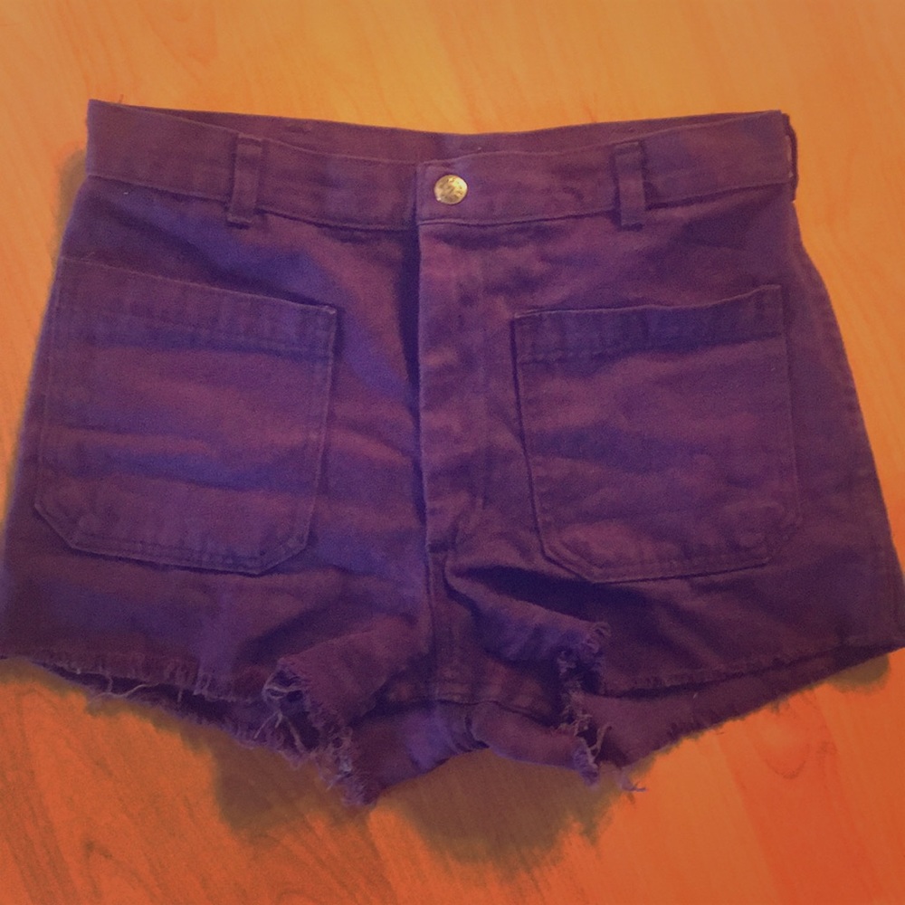 Vintage High waisted Purple shorts